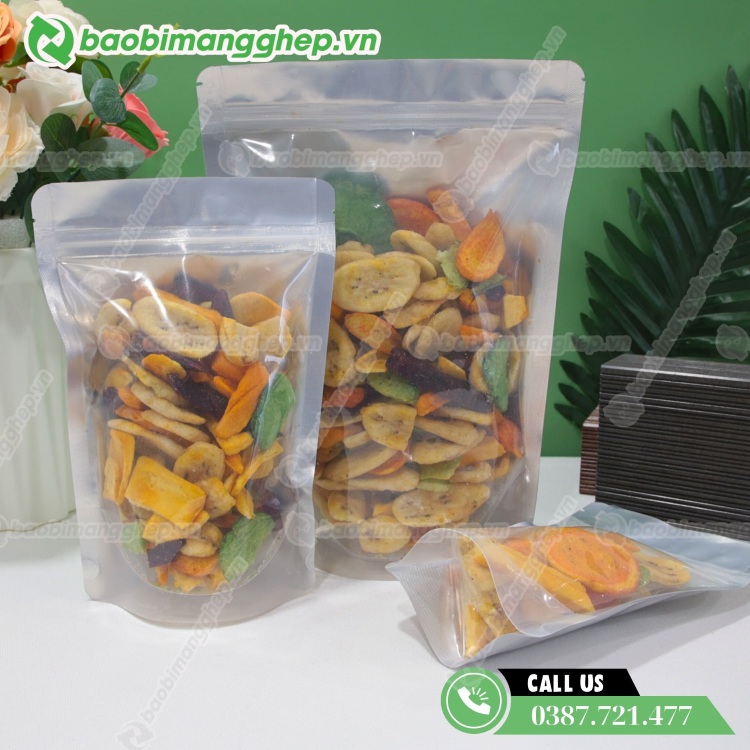 Bao b&igrave; đựng tr&aacute;i c&acirc;y sấy gi&aacute; rẻ 
