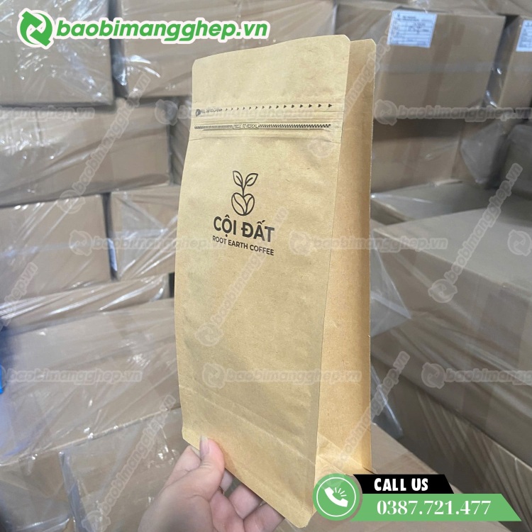 Bao b&igrave; c&agrave; ph&ecirc; in sẵn, thiết kế kiểu d&aacute;ng sang trọng