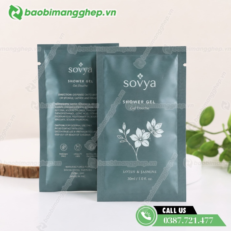 T&uacute;i đựng sữa tắm dạng g&oacute;i nhỏ tiện lợi 