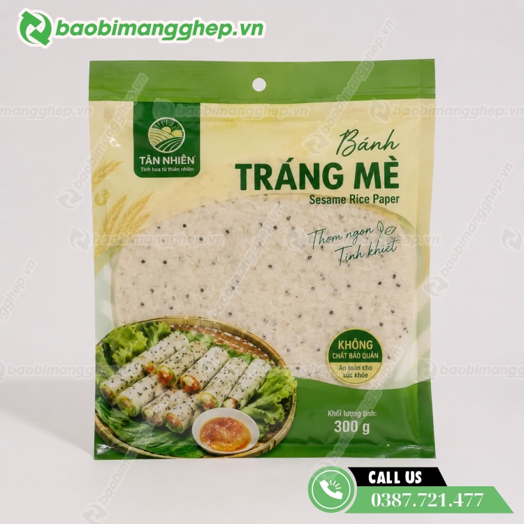 T&uacute;i m&agrave;ng gh&eacute;p đựng b&aacute;nh tr&aacute;ng in ấn theo y&ecirc;u cầu