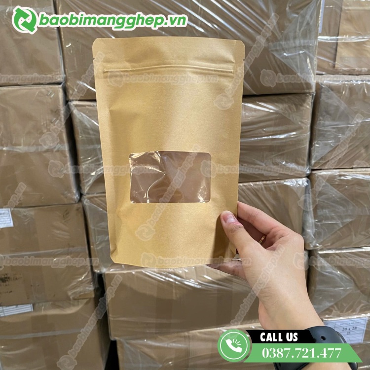 Túi zip cửa sổ vuông