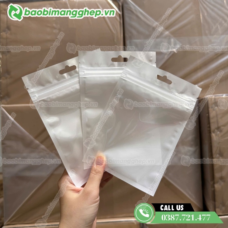 Túi zip phẳng hàn 3 cạnh