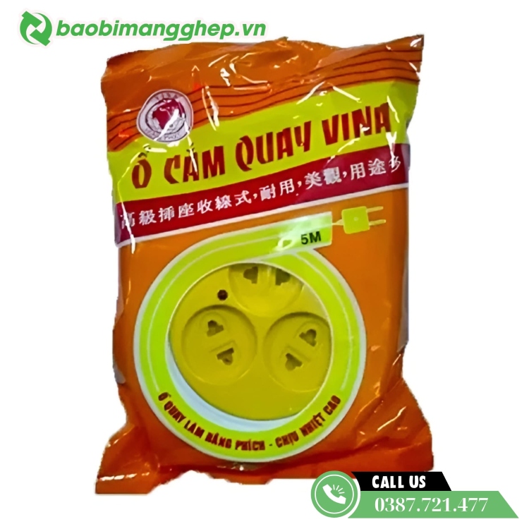 Bao b&igrave; ổ cắm điện quay 