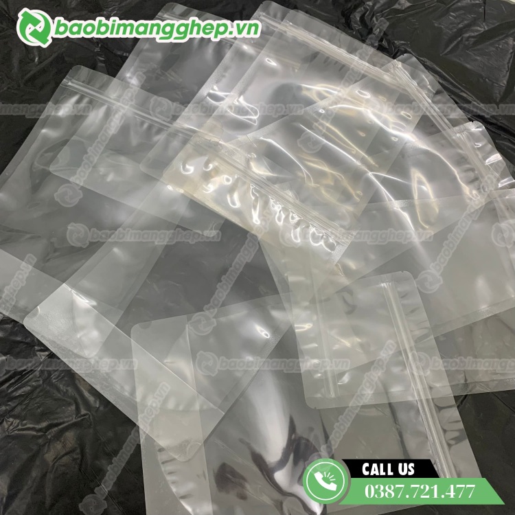 Xươngr cung cấp đủ size t&uacute;i zipper trong suốt gi&aacute; rẻ tại TPHCM