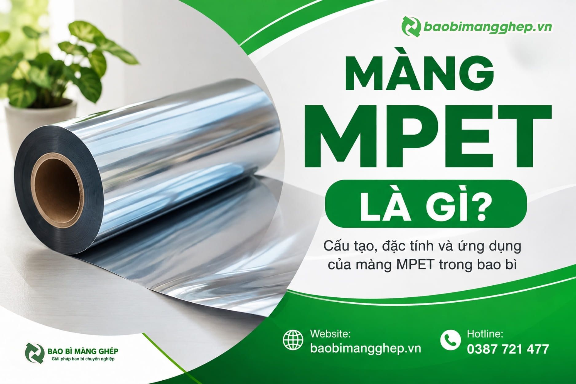 Màng MPET là gì? Đặc điểm, cấu tạo và ứng dụng trong bao bì 