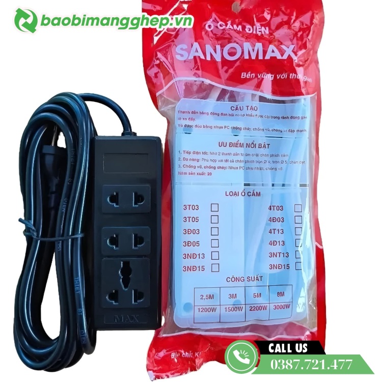 Thiết kế bao b&igrave; ổ cắm điện 