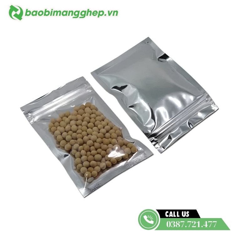 T&uacute;i zip đựng thuốc m&agrave;ng nh&ocirc;m