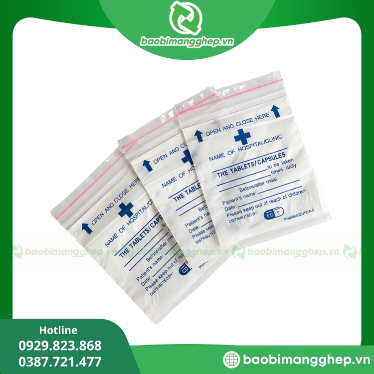 Túi Zip Đựng Thuốc Tây