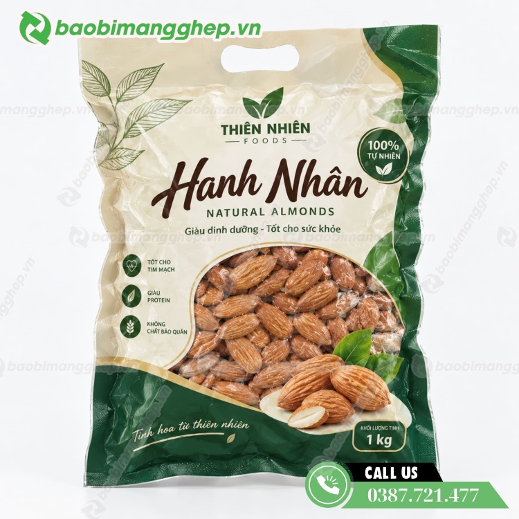 T&uacute;i 3 bi&ecirc;n đựng hạnh nh&acirc;n 